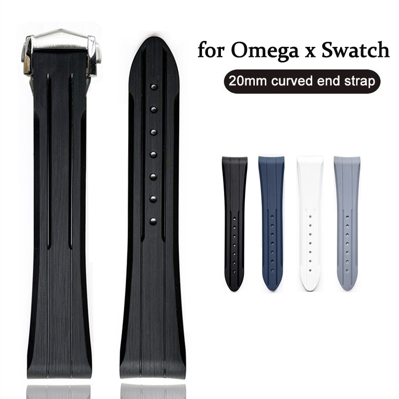 Omega Watch Speedmaster - Correa de goma de 20mm para