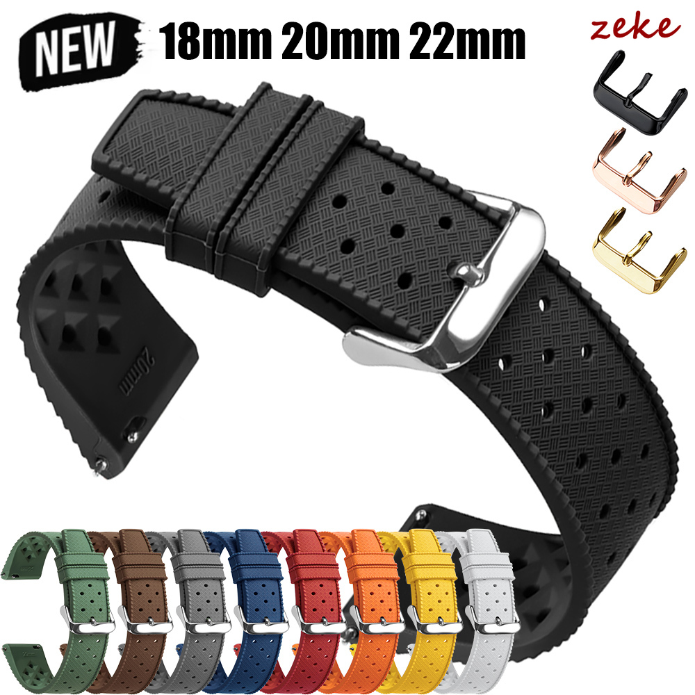 Citizen Watches Smartwatch - Correa de reloj de silicona Tropical