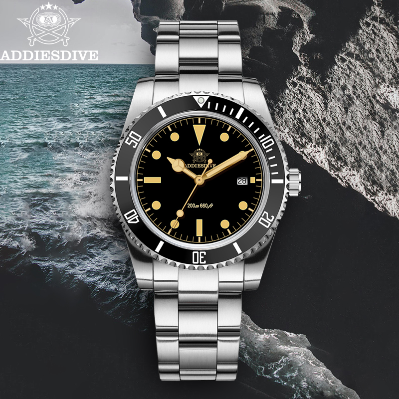 Waterproof Diving Watch - ADDIESDIVE 39mm reloj caliente para hombres