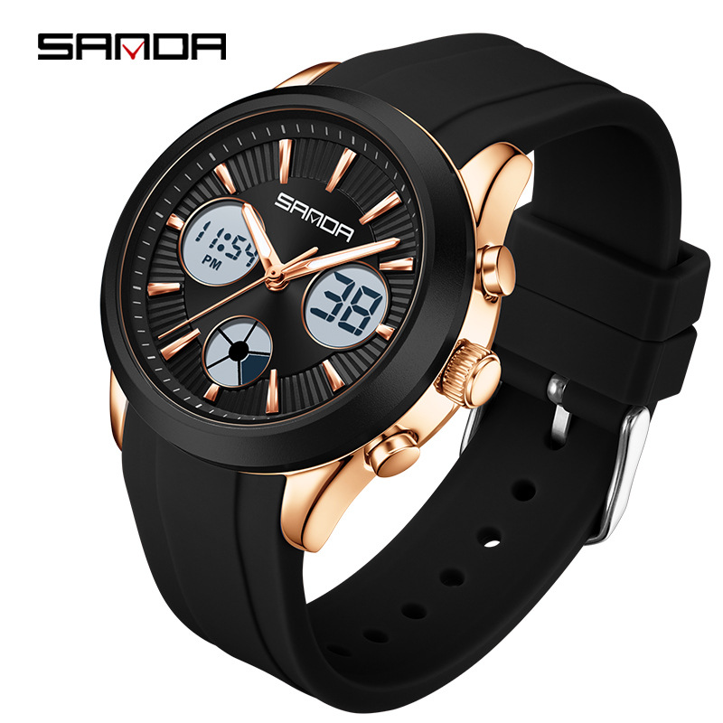 Watches Ladies Smartwatch - Reloj Electrónico SANDA Luminoso, Multifuncional, Deportivo,