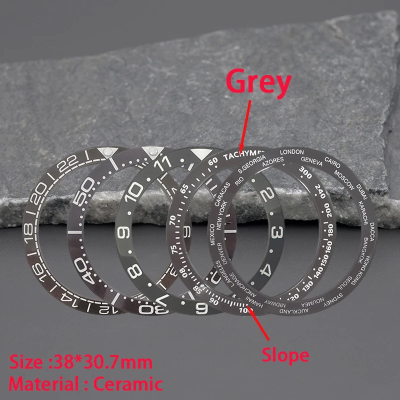 Watches Omega - Inserto de bisel de cerámica gris