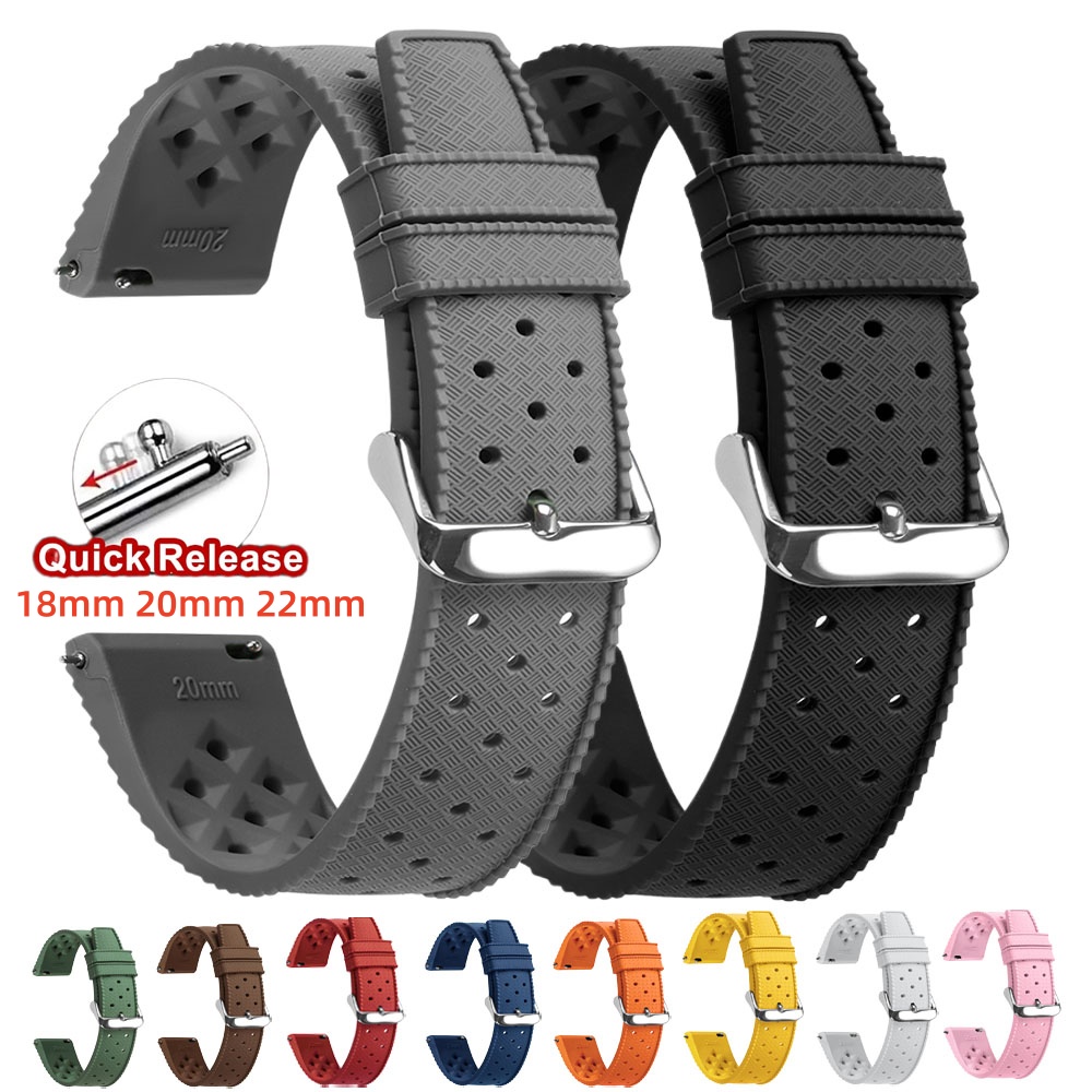 Citizen Watches Smartwatch - Correa de Reloj de Silicona Tropical