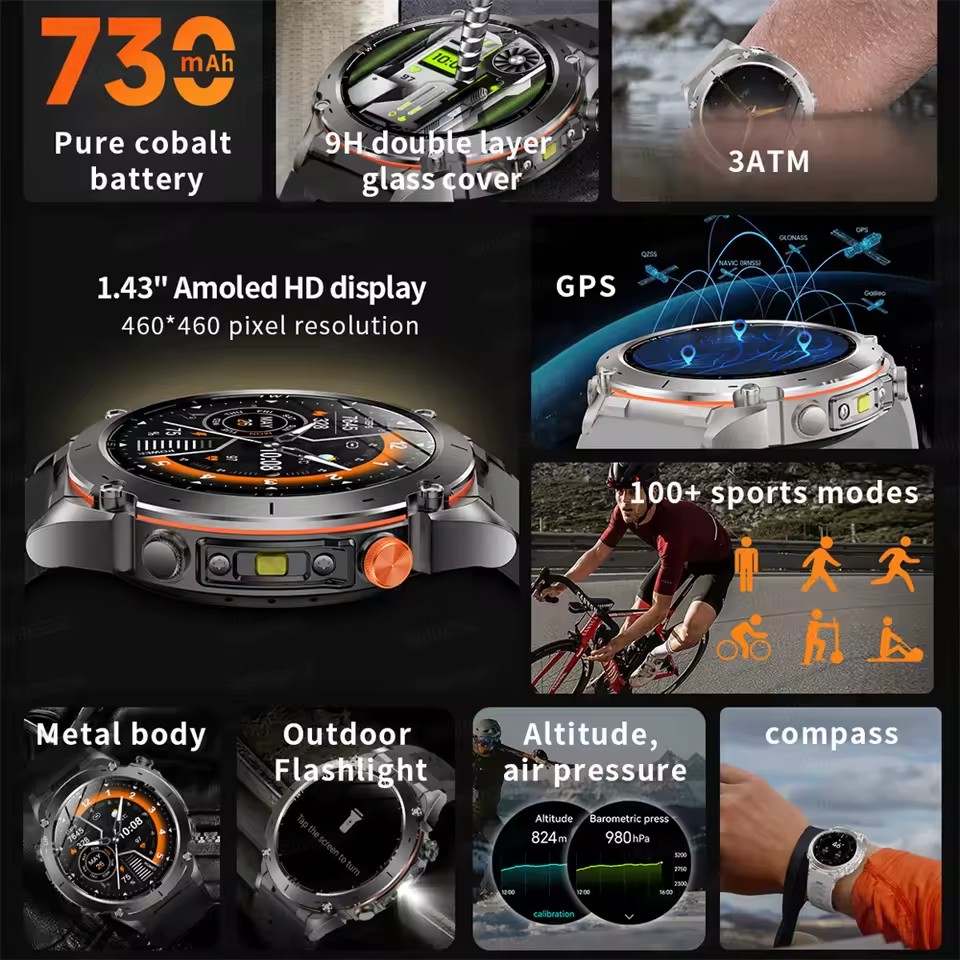 2026 nuevo reloj inteligente G - Smartwatch Branded Watches For Men reseña y precio