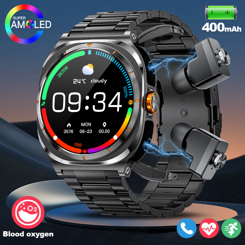Reloj LIGE 2025, auriculares i - Smartwatch Running Watches For Men reseña y precio
