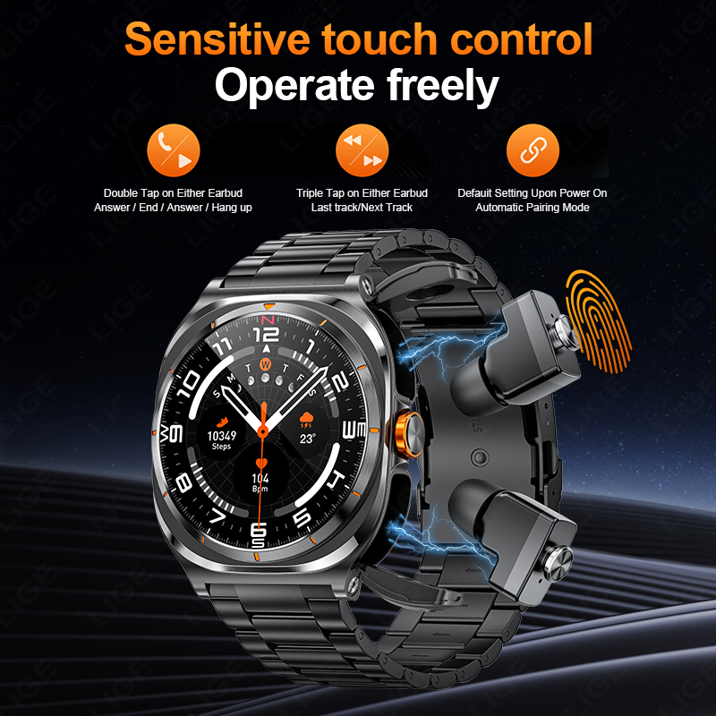 Reloj LIGE 2025, auriculares i - Smartwatch Running Watches For Men reseña y precio