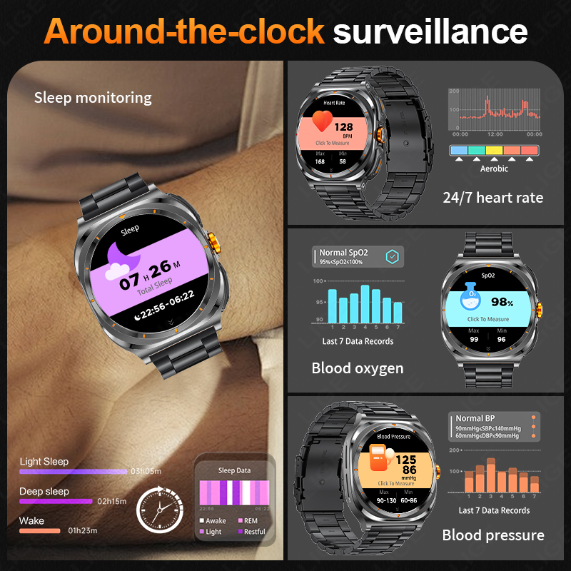 Reloj LIGE 2025, auriculares i - Smartwatch Running Watches For Men reseña y precio