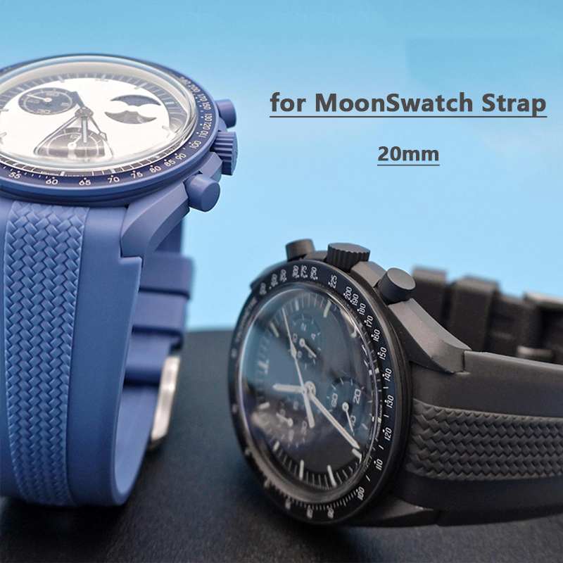Correa de goma para Swatch X O - Omega Watch Speedmaster reseña y precio