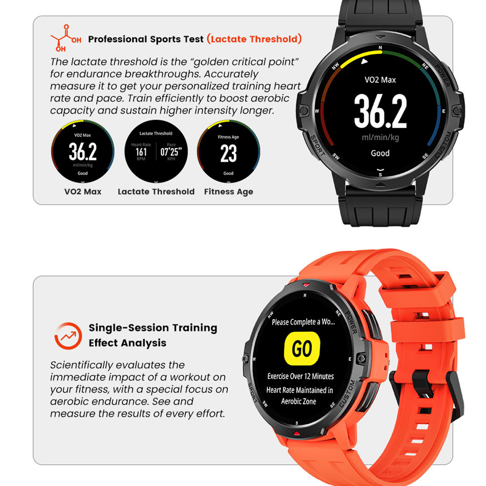 Reloj inteligente deportivo co - Smartwatch Running Watches For Men reseña y precio