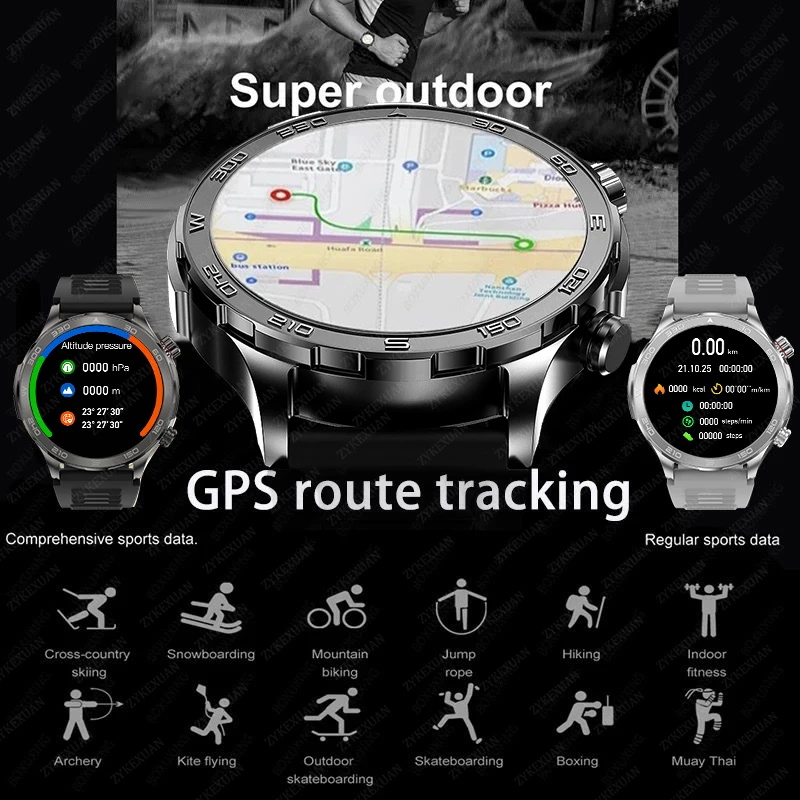 Nuevo reloj inteligente con GP - Altimeter Compass Watch reseña y precio