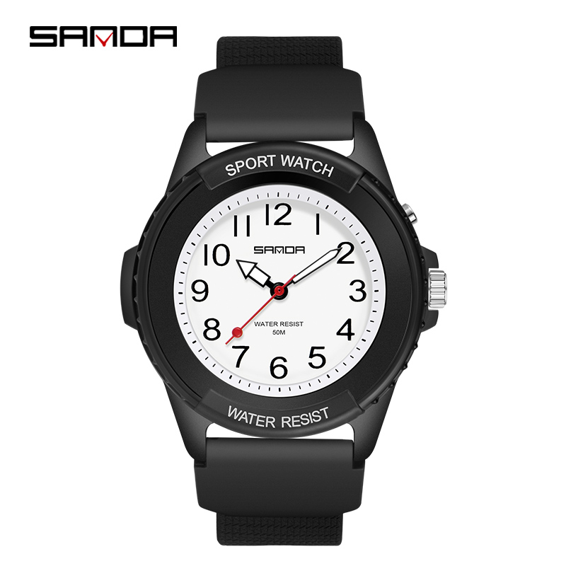 SANDA 6018 nuevos relojes de m - Waterproof Diving Watch reseña y precio