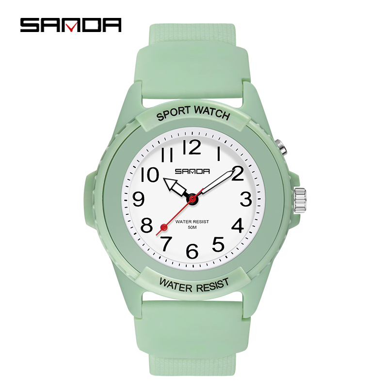 SANDA 6018 nuevos relojes de m - Waterproof Diving Watch reseña y precio