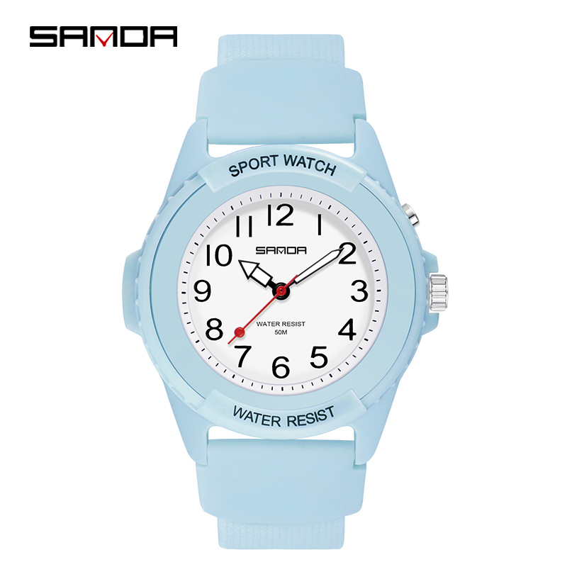 SANDA 6018 nuevos relojes de m - Waterproof Diving Watch reseña y precio