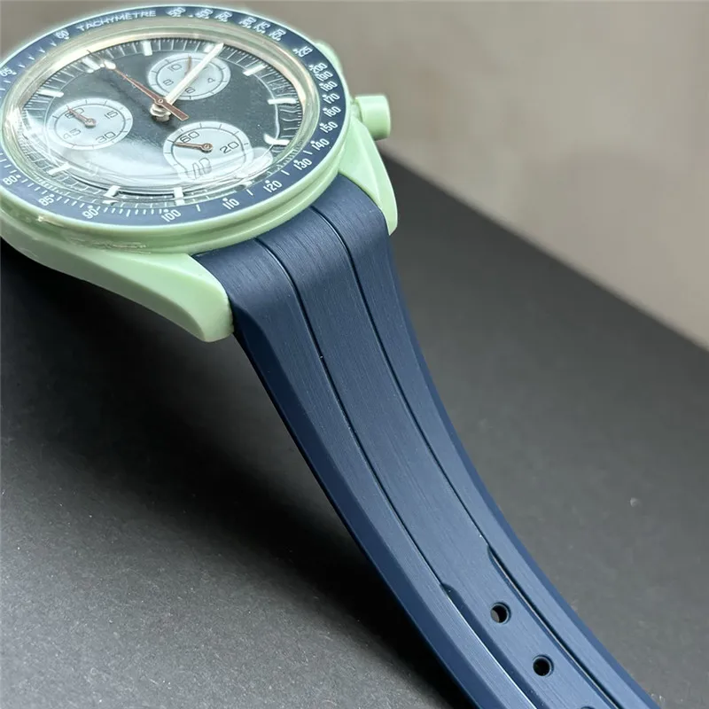 Correa de goma de 20mm para Om - Omega Watch Speedmaster reseña y precio