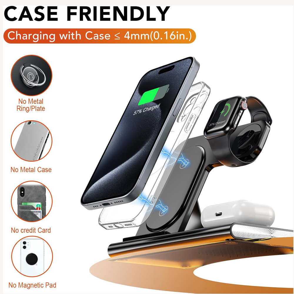 Estación de carga plegable 3 e - Watch Watch Xs reseña y precio