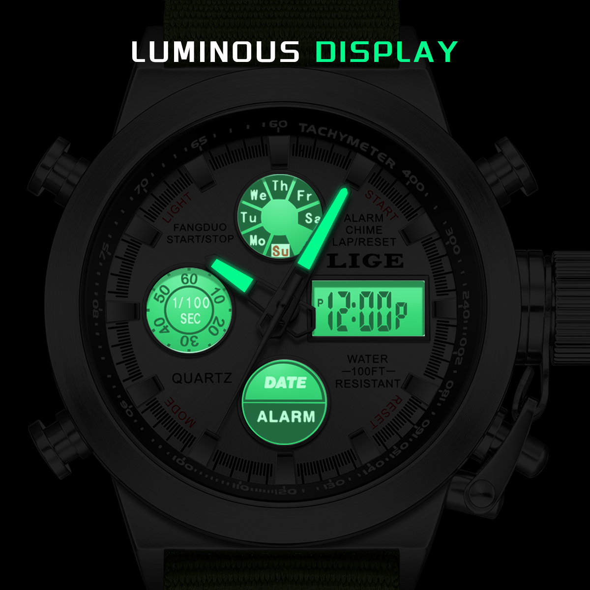 Reloj LIGE para Hombre, Marca  - Smartwatch Branded Watches For Men reseña y precio