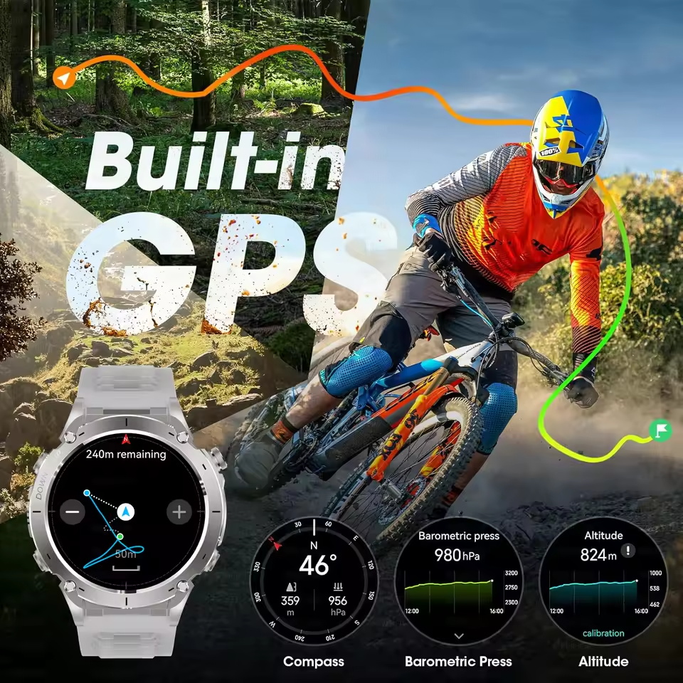 Nuevo reloj inteligente milita - Heart Rate Gps Watch reseña y precio