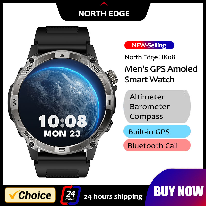 NORTH EDGE GPS reloj inteligen - Altimeter Compass Watch reseña y precio