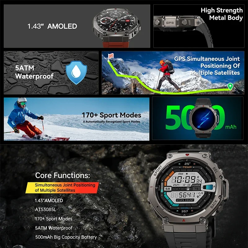 Nuevo Reloj Inteligente Milita - Heart Rate Gps Watch reseña y precio