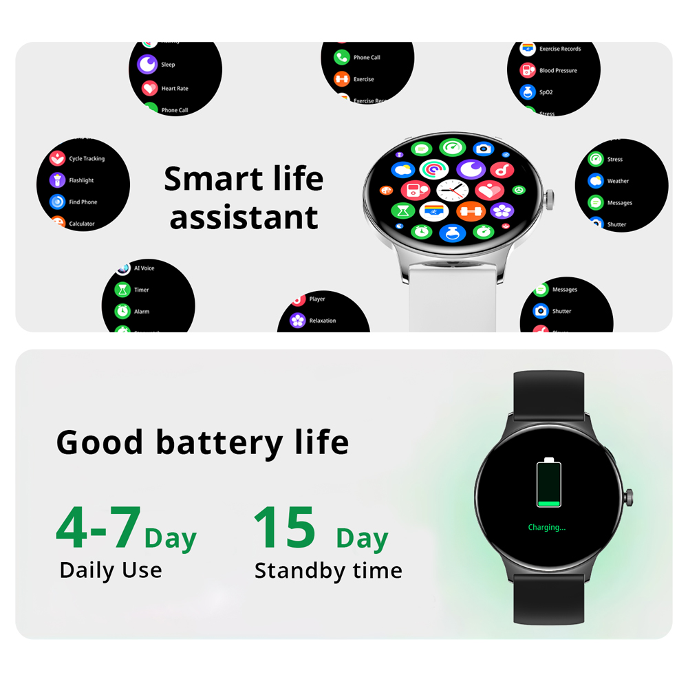 Reloj inteligente COLMI V89 pa - Watches Ladies Smartwatch reseña y precio