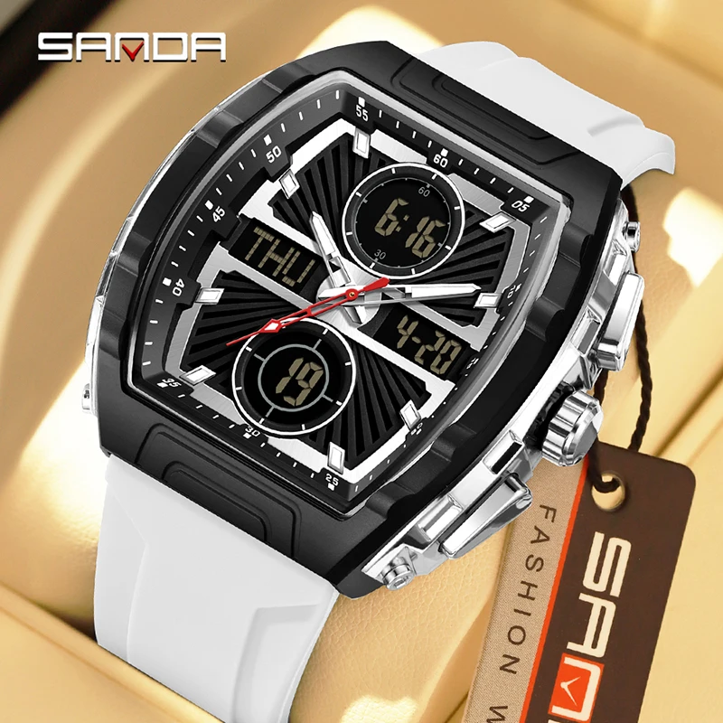 Reloj SANDA de moda para hombr - Smartwatch Trending Watches For Men reseña y precio