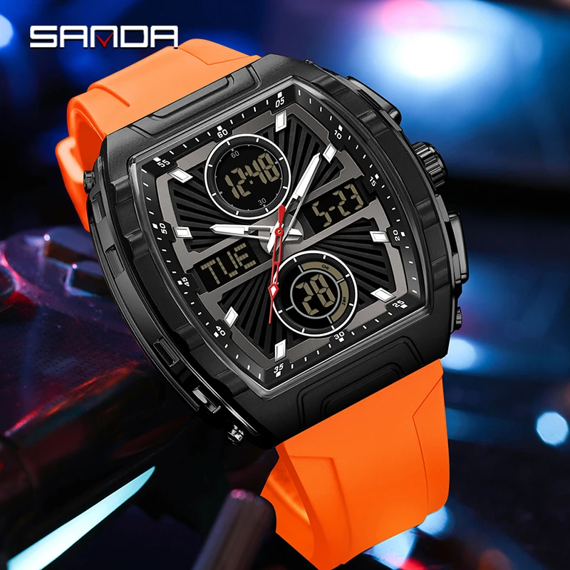 Reloj SANDA de moda para hombr - Smartwatch Trending Watches For Men reseña y precio