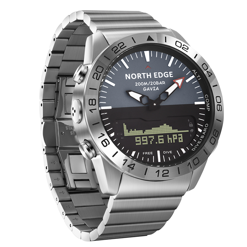 Hombres Buceo Deportes Reloj d - Altimeter Compass Watch reseña y precio