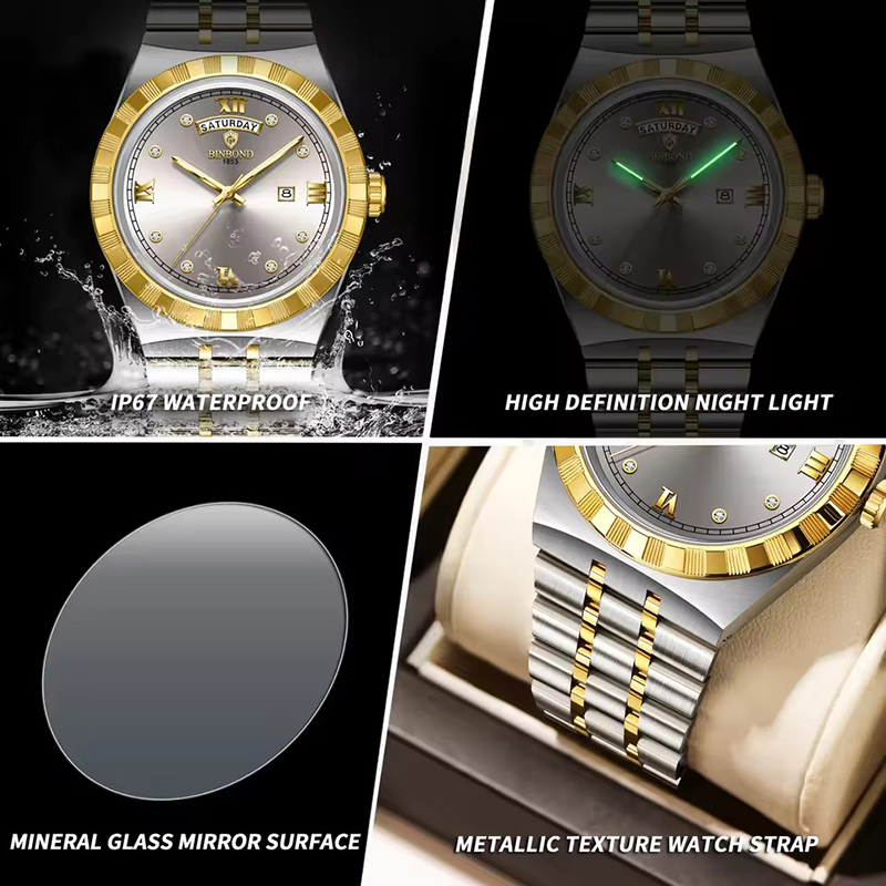 Reloj BINBOND para hombre, ten - Smartwatch Trending Watches For Men reseña y precio