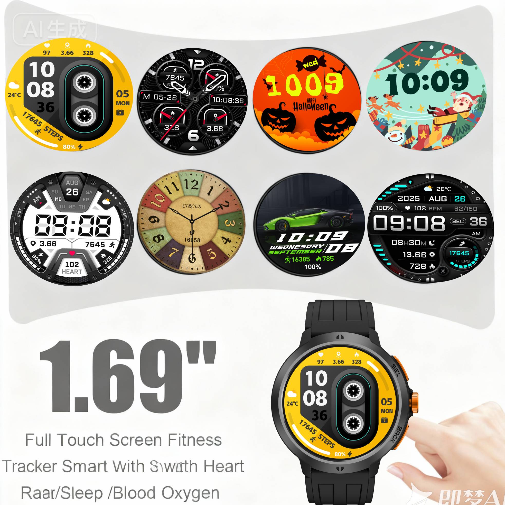 LEADOYS C33 Reloj inteligente  - Smartwatch Running Watches For Men reseña y precio