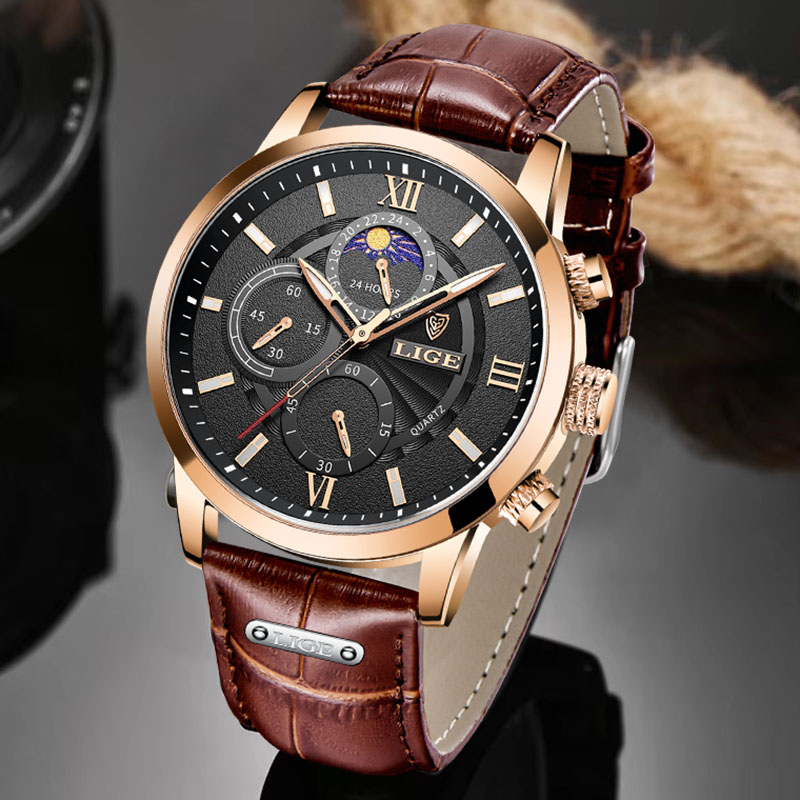 Reloj LIGE de moda para hombre - Smartwatch Branded Watches For Men reseña y precio
