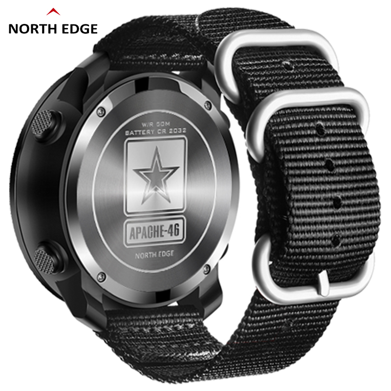NORTH EDGE-reloj Digital APACH - Altimeter Compass Watch reseña y precio
