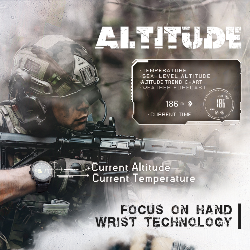 NORTH EDGE-reloj Digital APACH - Altimeter Compass Watch reseña y precio