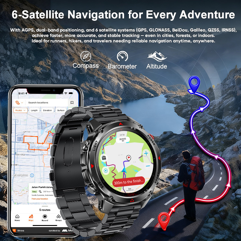 Reloj inteligente T-Rex 3 Pro  - Altimeter Compass Watch reseña y precio