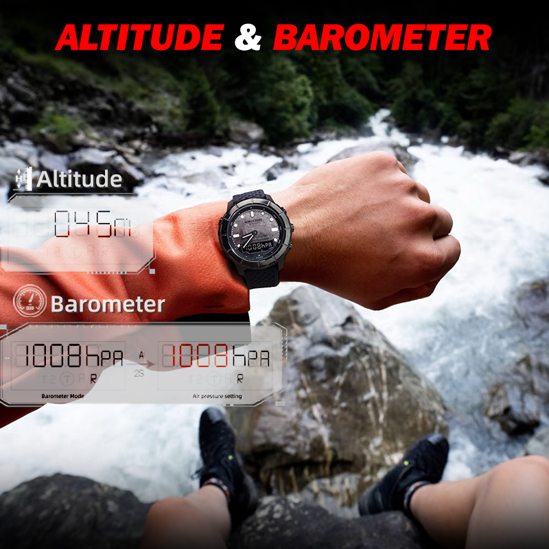 Reloj NORTH EDGE 2026 THARSIS  - Altimeter Compass Watch reseña y precio