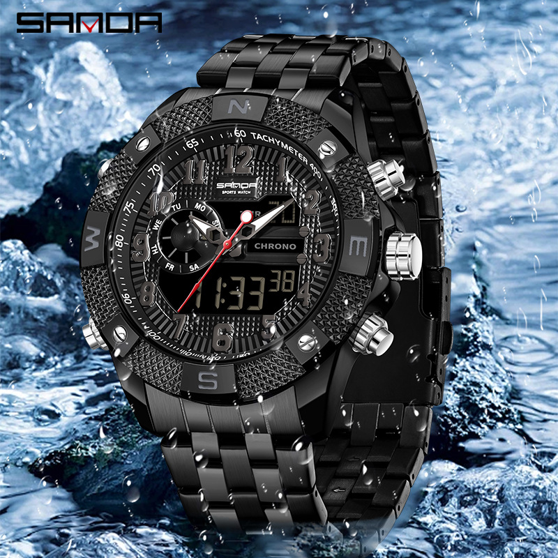 Reloj electrónico SANDA para j - Smartwatch Trending Watches For Men reseña y precio