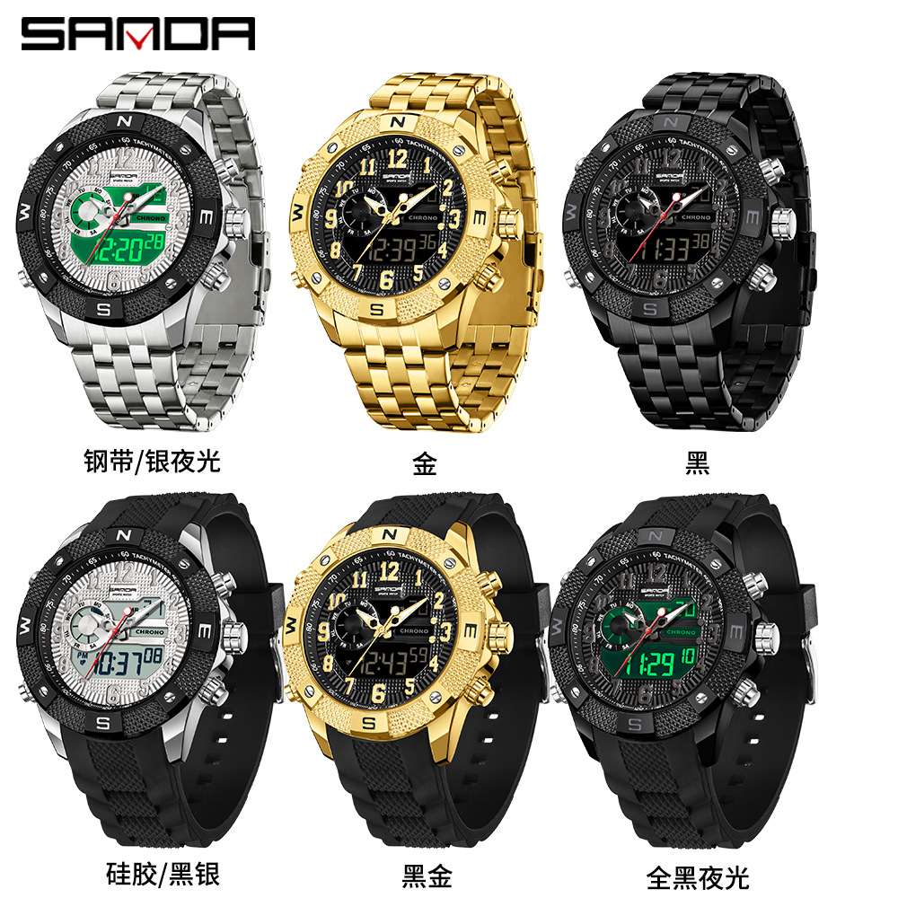 Reloj electrónico SANDA para j - Smartwatch Trending Watches For Men reseña y precio