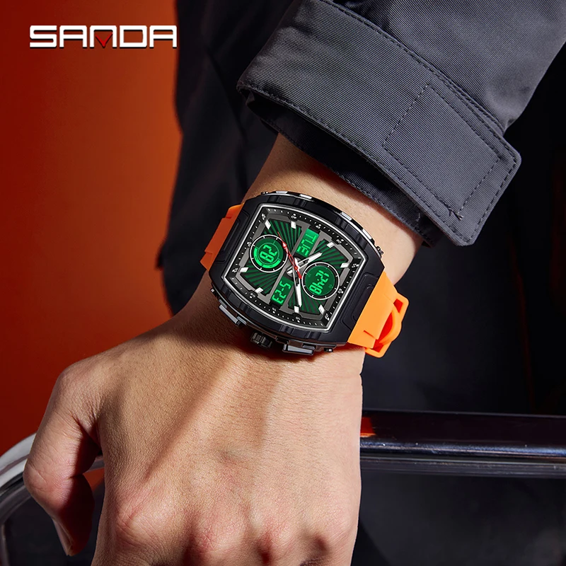 SANDA, nueva tendencia de moda - Smartwatch Trending Watches For Men reseña y precio
