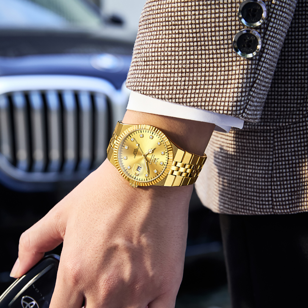 OLEVS, nuevo reloj de moda par - Smartwatch Branded Watches For Men reseña y precio