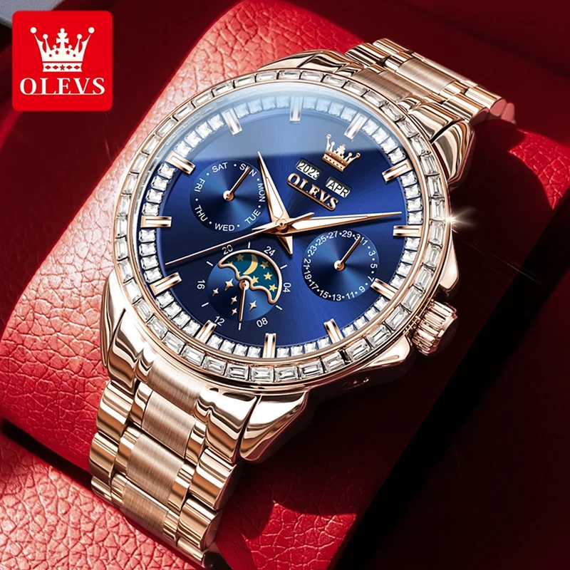 OLEVS 6695 nuevos relojes para - Altimeter Compass Watch reseña y precio