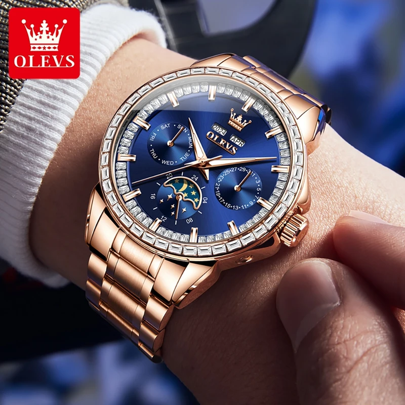 OLEVS 6695 nuevos relojes para - Altimeter Compass Watch reseña y precio